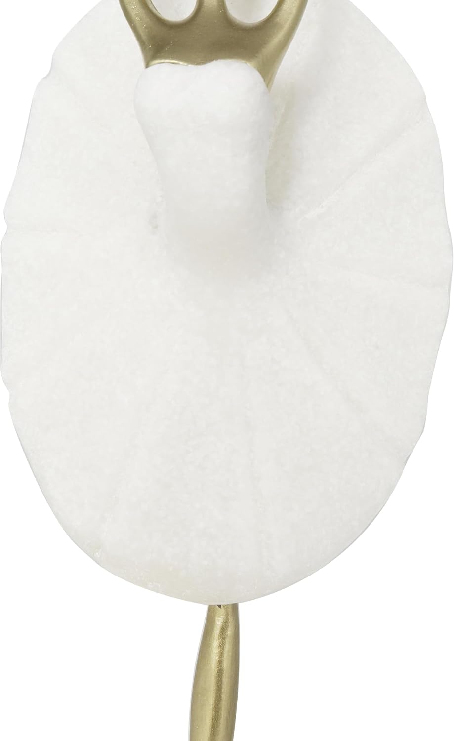 Polystone Dancer Dekoratif Heykel Bale Ev Dekoru Heykeli Altın Vurgulu, Vurgu Heykelcik 10,16 cm x 10,16 cm x 35,56 cm, Krem