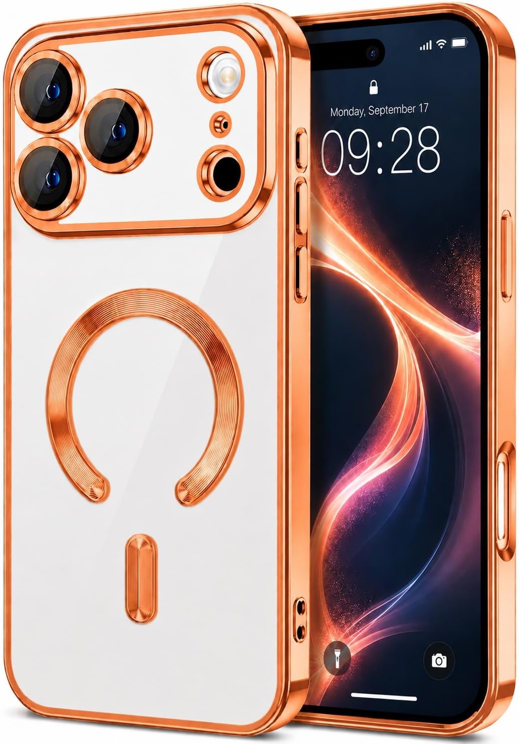 iPhone 17 Pro için MagSafe ile Uyumlu Kılıf Kroin Darbelere Dayanıklı Sararma Karşıtı Lens Koruyuculu Güçlü Manyetik Tutuş Apple iPhone 17 Pro için MagSafe ile Uyumlu Kılıf