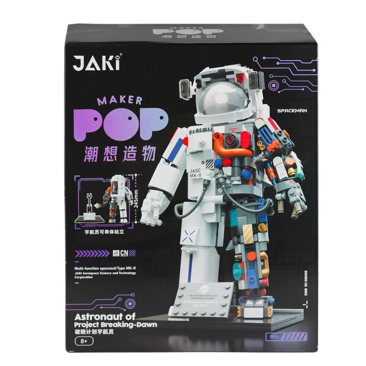 JK9106 Jaki Block - Breakig-Dawn Astronotu 900 Parça Yapım Seti
