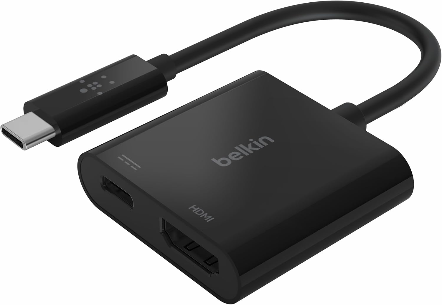 USB-C-HDMI Adaptörü Şarj Cihazı AVC002btBK,4K UHD Videoyu, Bağlı Cihazlar için 60 W’a kadar Doğrudan İletim Gücünü Destekler, Macbook Pro HDMI Adaptörü