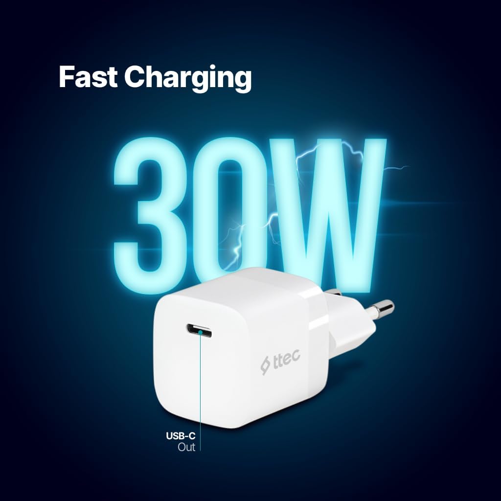 SmartCharger 30W PD USB-C Seyahat Hızlı Şarj Aleti Beyaz 2SCP03