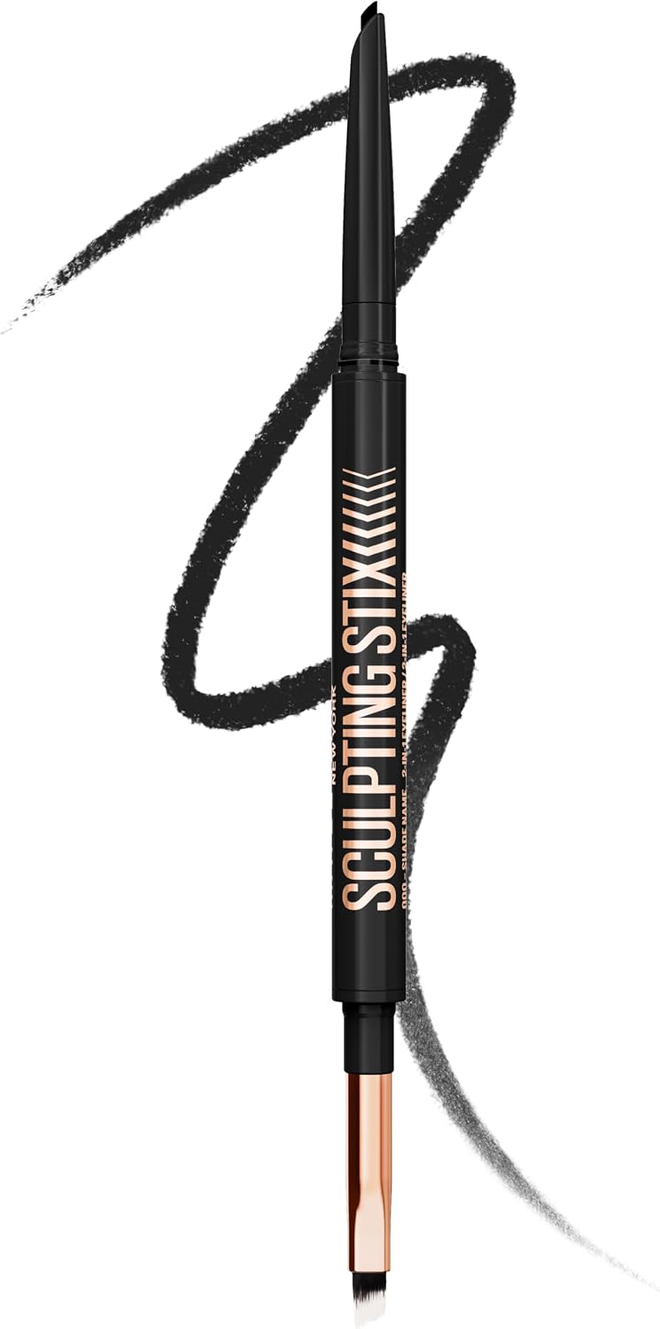 New York Sculpting Stix Çift Uçlu Göz Kalemi - 016 Black Blur