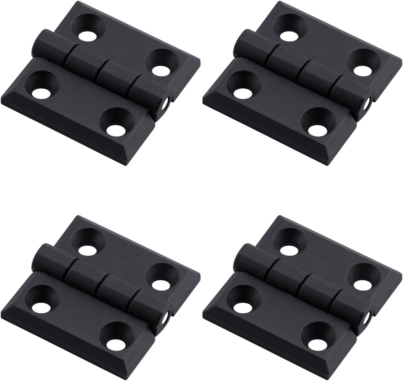 Plastik 50x50 mm 2 ADET Set Yaprak Menteşe Dayanıklı Dolap Çekmece Kapak ve Mobilya Menteşe