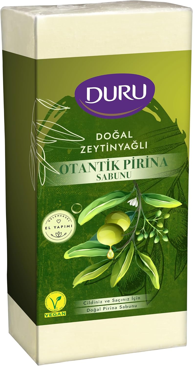 Geleneksel El Yapımı Vegan Zeytinyağlı Sabun, 5'li Paket