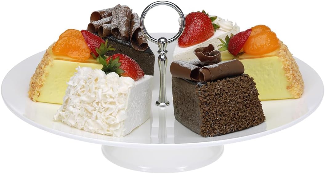 Gastronomi Teşhir Tepsisi Ayaklı Yuvarlak35 Cm PC