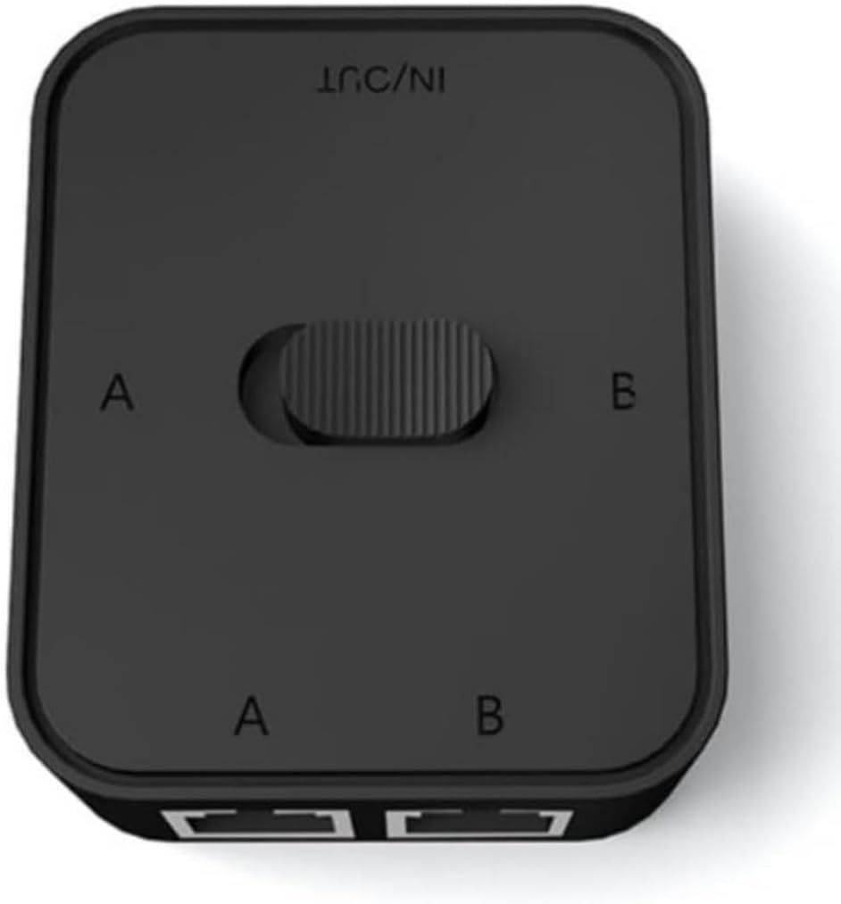 4641 2 Port RJ45 Ethernet Switch Çevirici Çoklayıcı