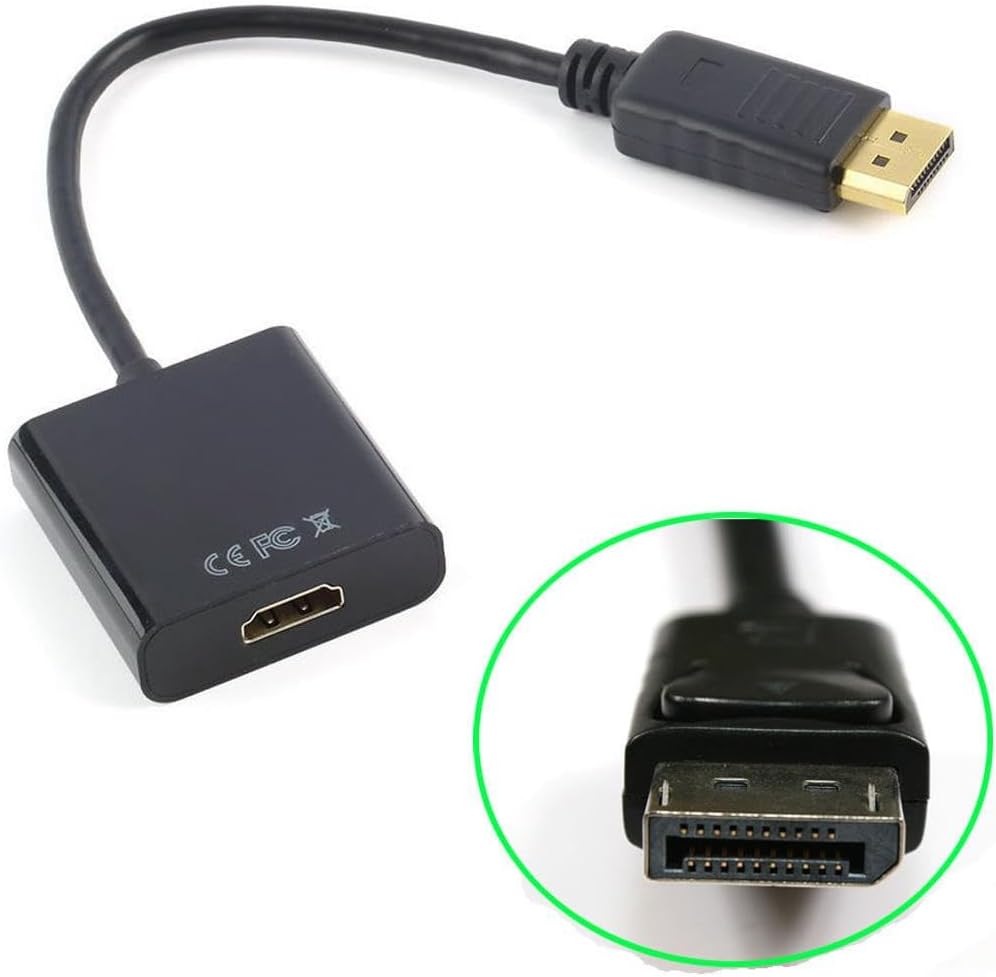 DisplayPort to HDMI Dönüştürücü Adaptör, DP Erkek HDMI Dişi