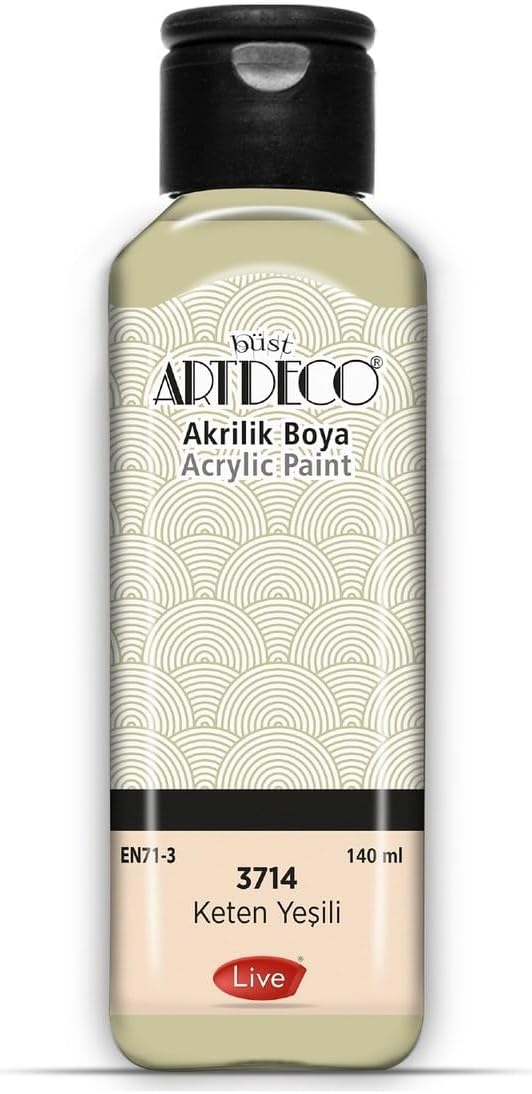 Artdeco Akrilik Boya Keten Yeşili 3714, 140 ml