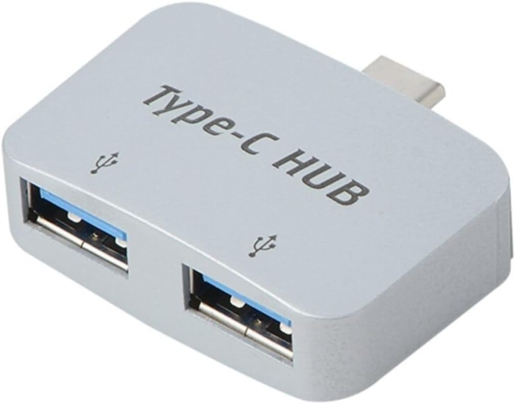 4493 Type C To Usb 3.0 2 Port Hub 3.1 Çevirici Dönüştürücü Çoklayıcı Çoğaltıcı