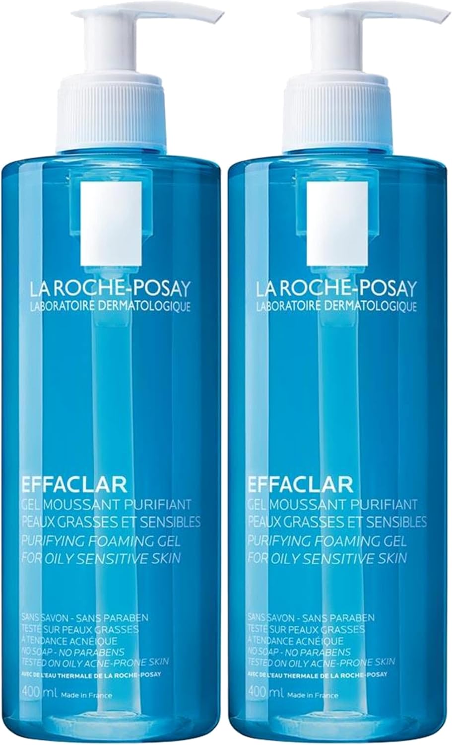 Effaclar Gel Yüz Temizleme Jeli 400 ml, 2 Adet