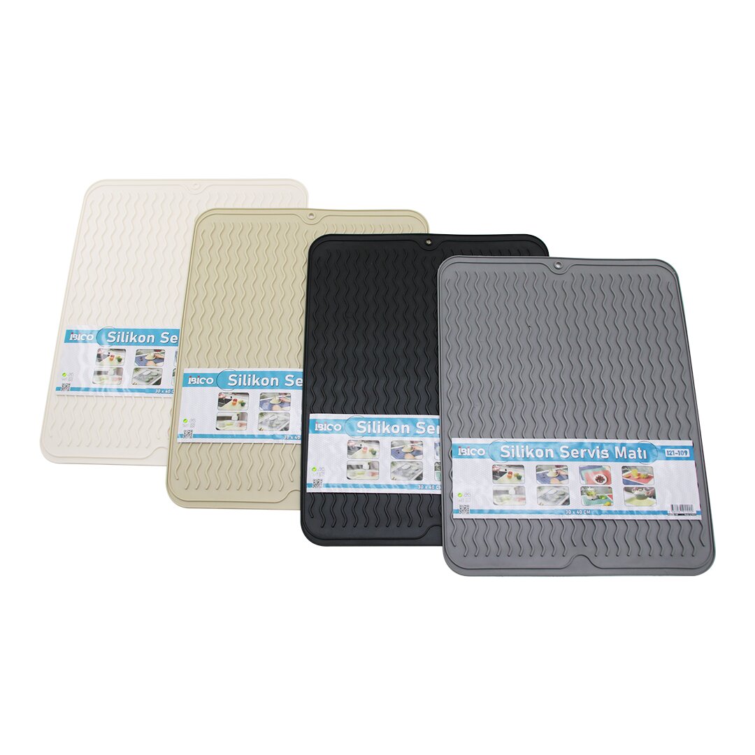 Silikon Çok Amaçlı Servis Matı Amerikan Servis - Bulaşık Altlık - Nihale 30X40CM