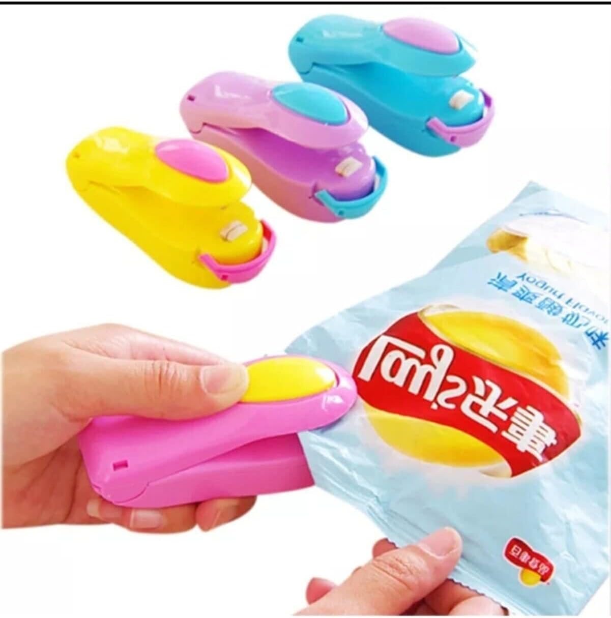 Pilli Poşet Kapatıcı Mini Yeni Model Poşet Kapatıcı