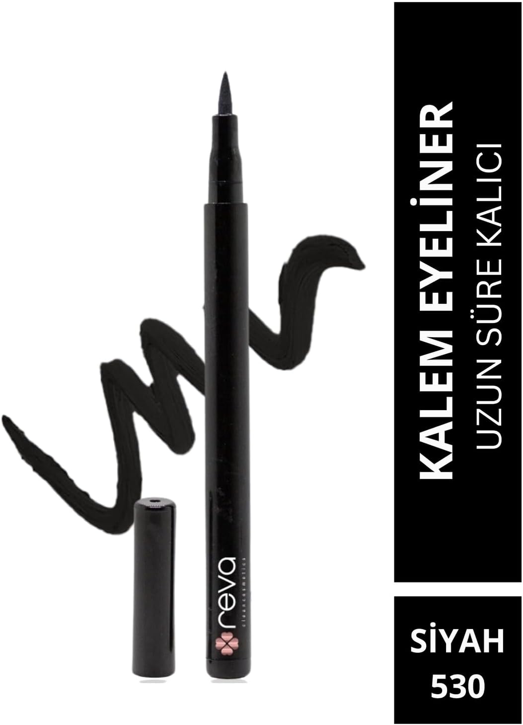 Siyah Göz Kalemi & Black Eyeliner No: 530 - Vegan & Temiz İçerikli