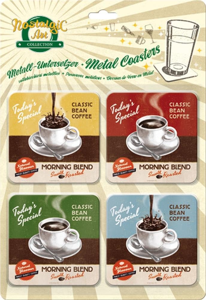 46025 kahve ve çikolata Morning Blend, altlık-Seti, 4-parçalı
