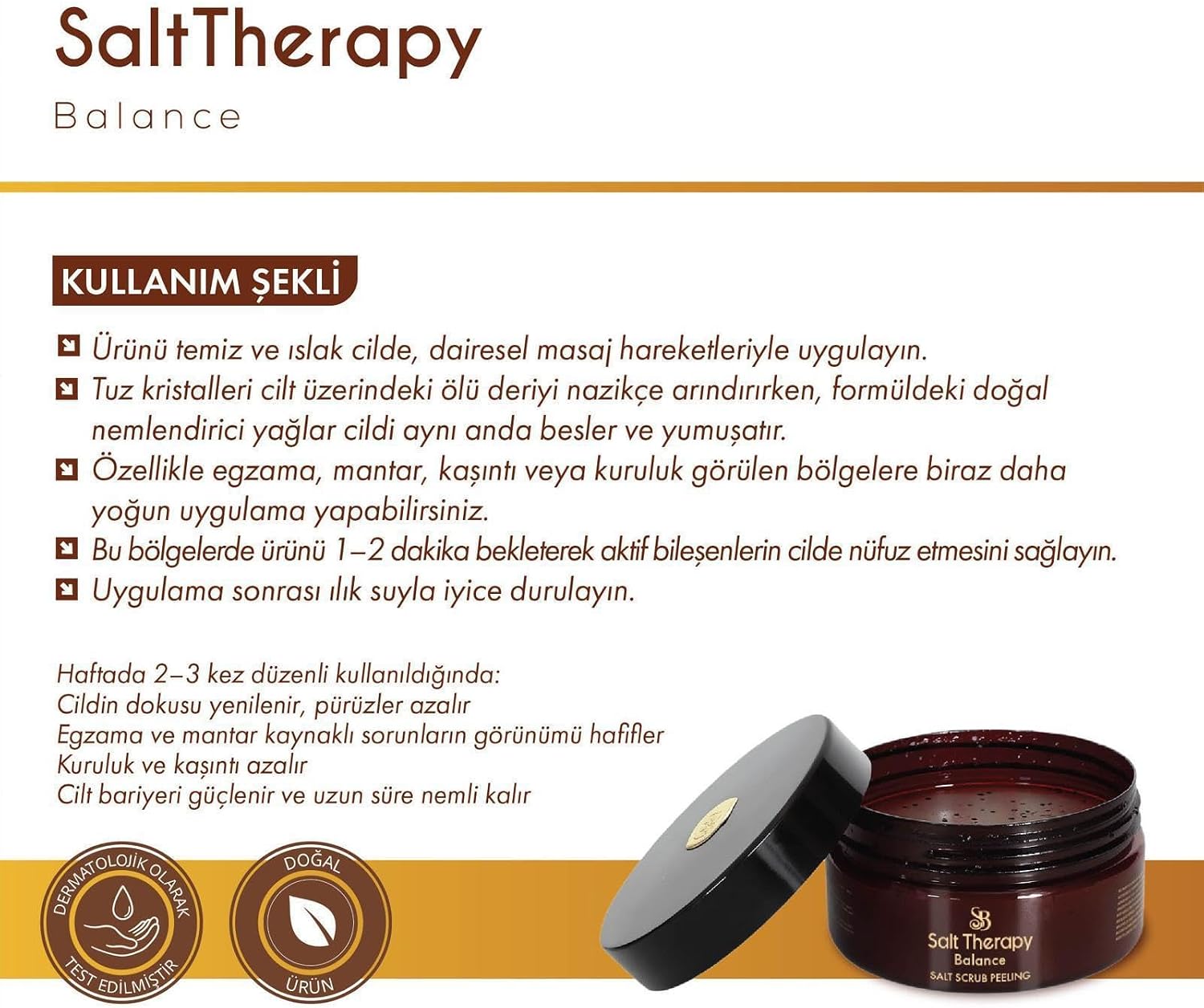 Natural Rock Salt Body Scrub – Deep Exfoliation & Skin Renewal – 250ml