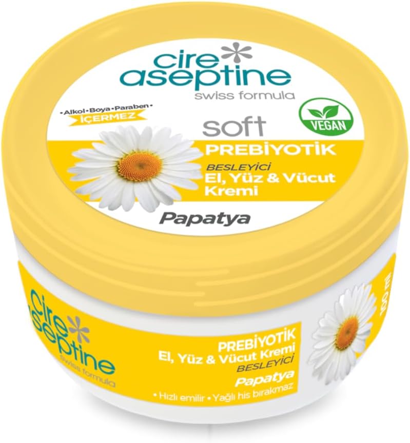 CİRE ASEPTİNE Soft Prebiyotik Papatya El, Yüz ve Vücut Kremi 100 ml