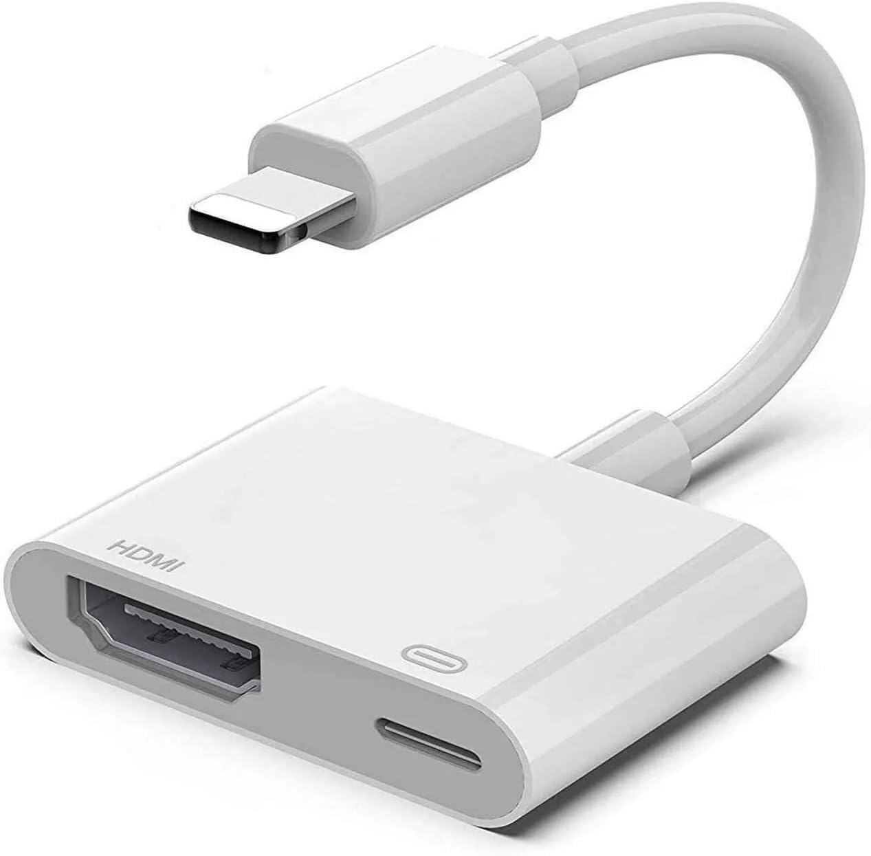 Light-ning ile Uyumlu HDMI Dönüşüm Kablosu Adaptörü iPhone ile Uyumlu 8 pin Yüksek Hızlı Dijital TV AV Tak-Çalıştır 1080P Full HD (TA2)