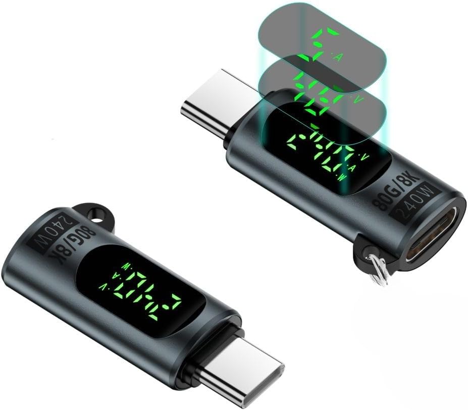 Type C to Type C 240W 80Gbps Dijital Göstergeli Şarj ve Veri Aktarımı OTGJK