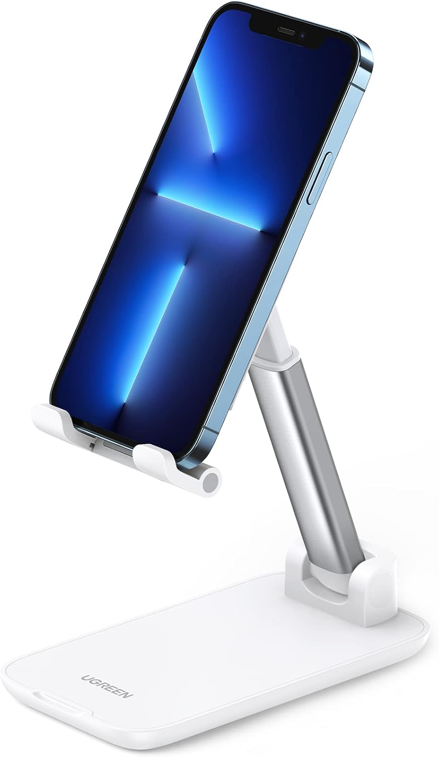 Katlanabilir Telefon Tutacağı iPhone ile Uyumlu Galaxy Redmi Huawei (Beyaz)