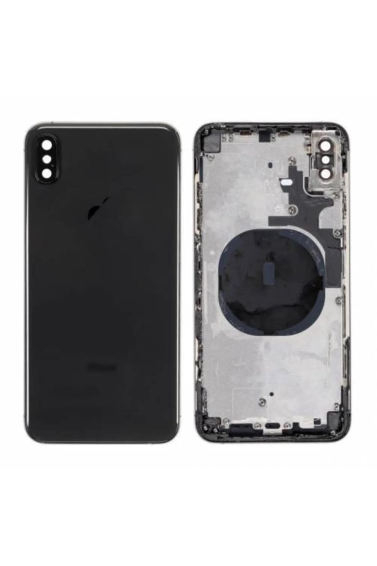 iPhone XS MAX BOŞ Kasa Kapak (Siyah)