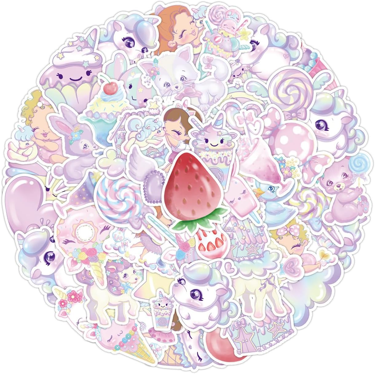 25'li Su Geçirmez Opak Sticker Seri : 21