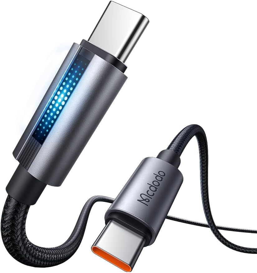 CA-5740 100 W Type-C To Type-C Hızlı Şarj Kablosu 1.2 M Siyah