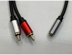 Dişi stereo erkek rca dişi aux 2 rca kablo 2 rca erkek dişi stereo kablo
