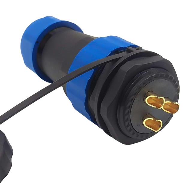 SD28 Su Geçirmez 3 Pin Erkek-Dişi Yuvarlak 28 Mm Konnektör