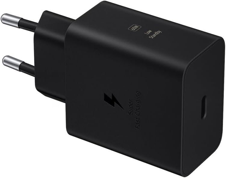EP-T6010 Orijinal Şarj Cihazı 60 W Süper Hızlı Şarj, USB-C Bağlantı Noktası (Kablosuz), Siyah