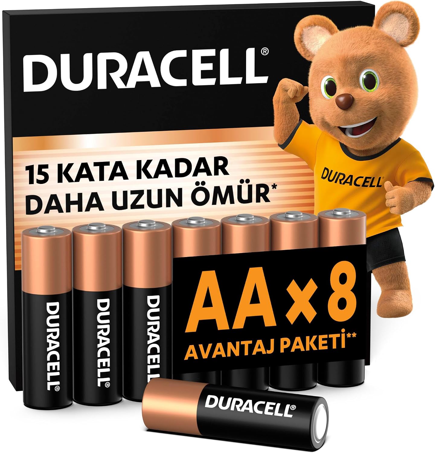 BASIC AA Alkalin Kalem Pil (8’li paket) – 1,5V