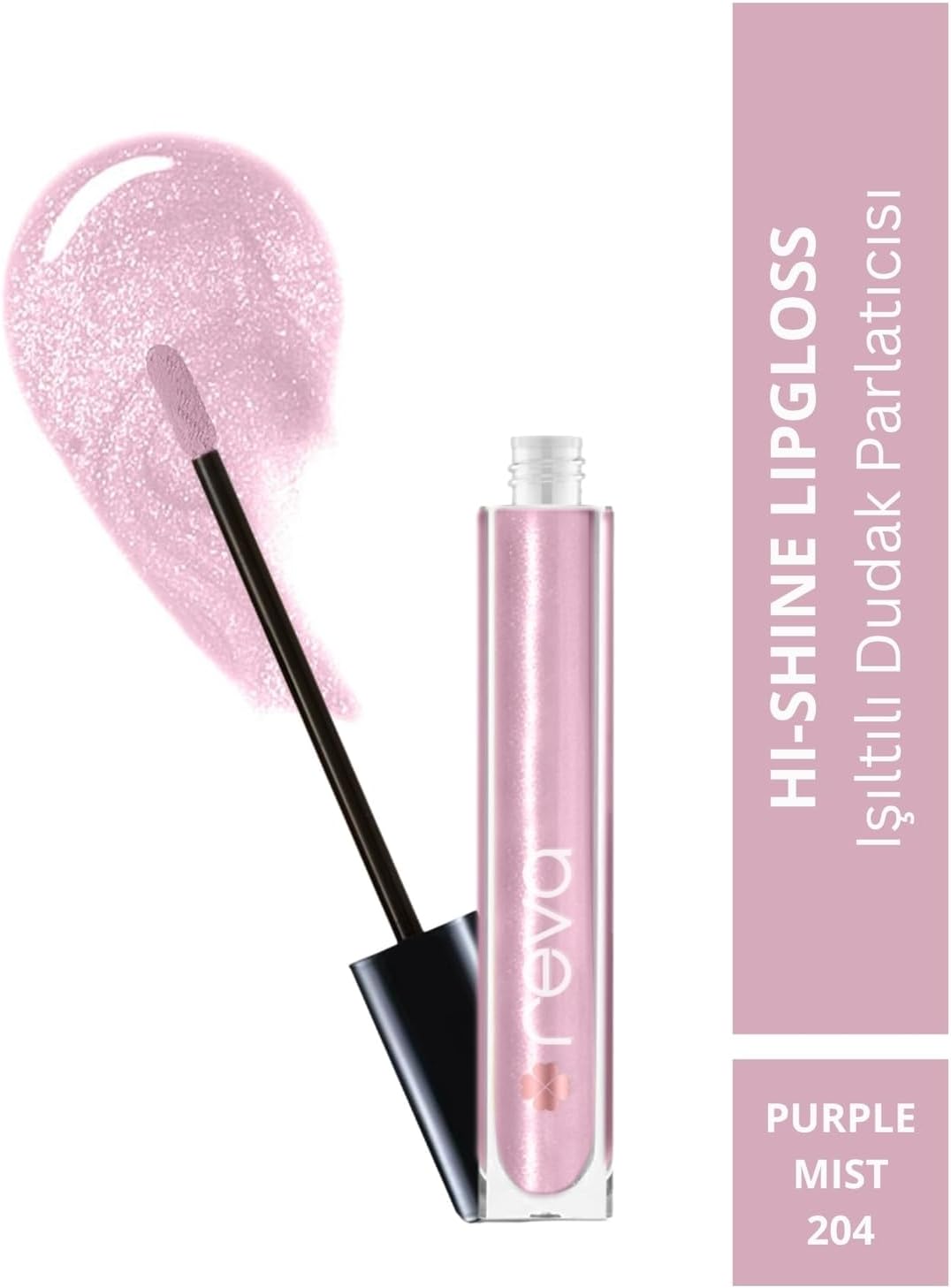Işıltılı Dudak Parlatıcısı - Hi-shine Lip Gloss Purple Mist - No: 204 - Vegan & Temiz Içerik