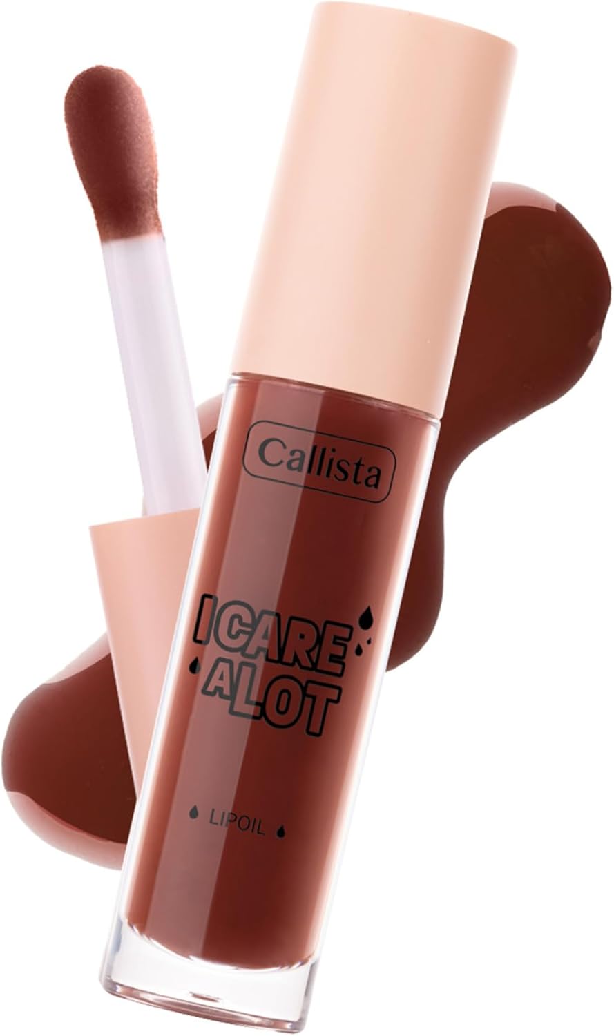 I Care A Lot Lip Oil Nemlendirici ve Parlatıcı Dudak Bakım Yağı - 60 Brownie Bite - Kahverengi
