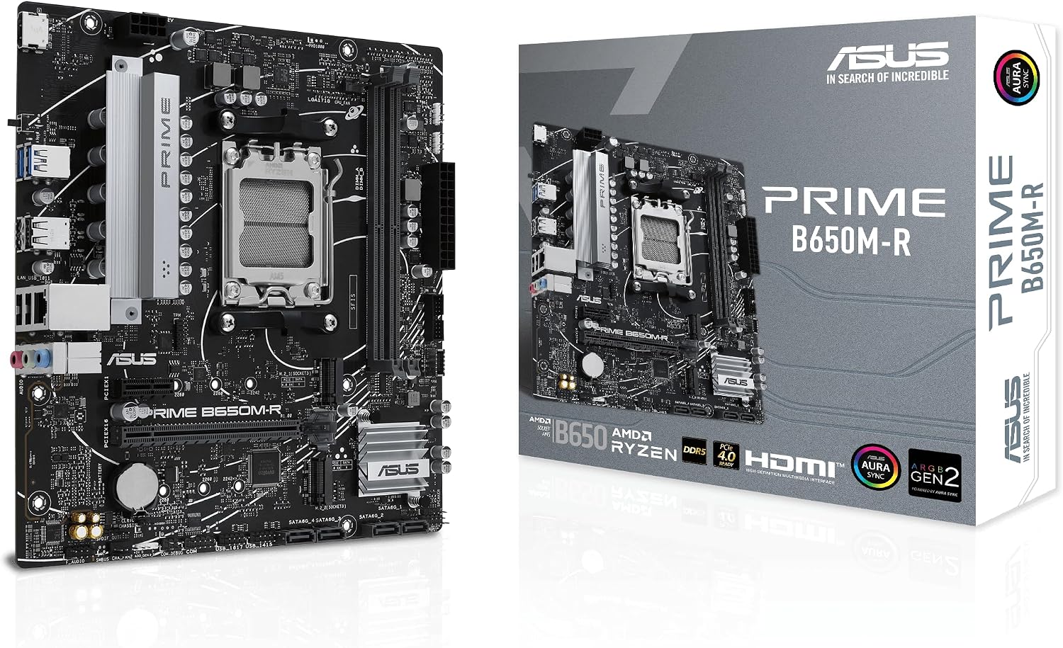 Prime B650M-R AMD B650 AM5 Soket DDR5 7200+(OC) MHz mATX Anakart
