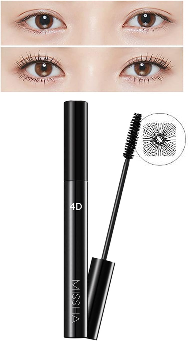 4 Kat Dolgunluk Sağlayan Takma Kirpik Etkili Maskara 4D Mascara