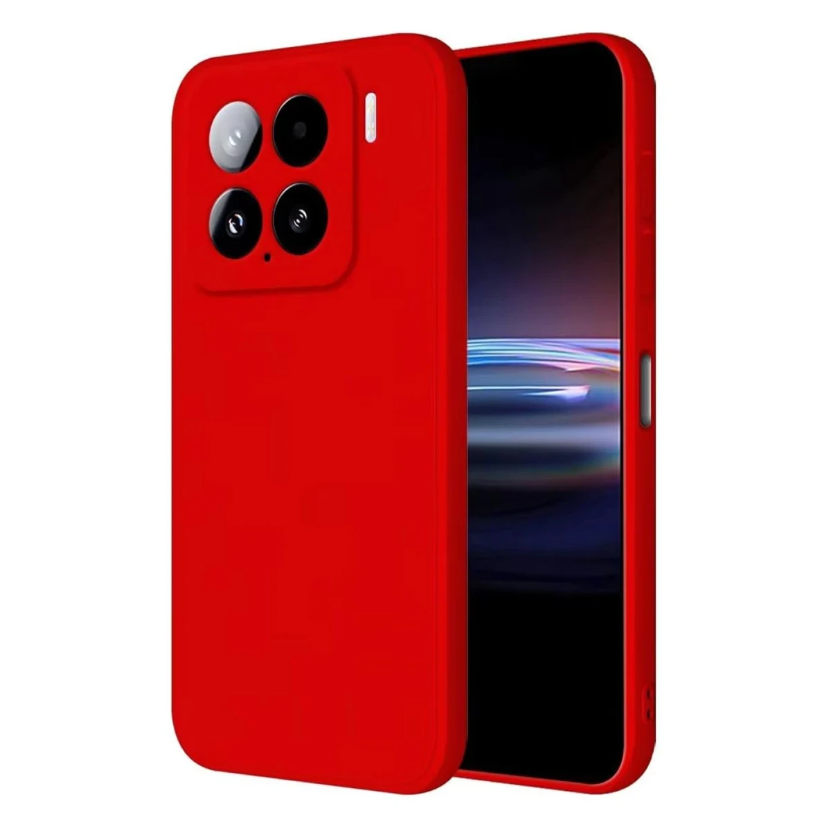Xiaomi Mi 15 Pro Kılıf Nano içi Kadife Silikon - Kırmızı