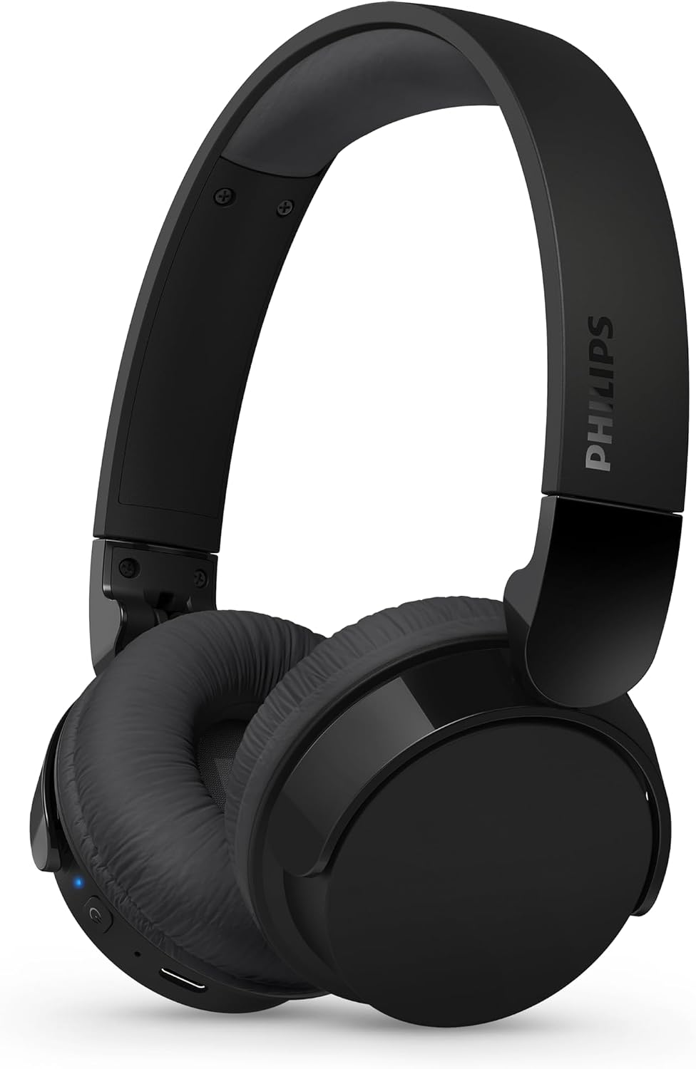 TAH3209BK hafif kulak üstü kablosuz Bluetooth kulaklık, pasif gürültü yalıtımlı, 25 saat çalma süresi, net çağrılar, dinamik bas, 2 saat USB-C şarj, siyah