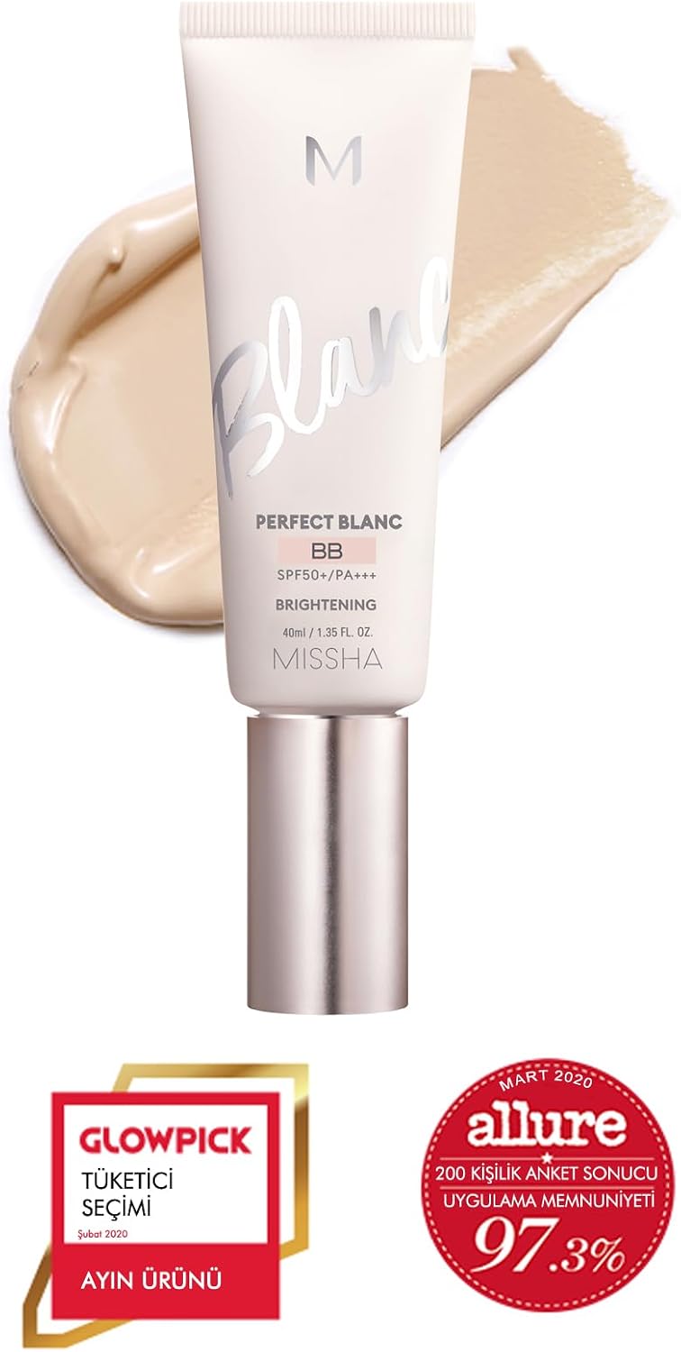 Aydınlık Görünüm Sunan&Ton Eşitleyici BB Krem 40ml SPF50+ M Perfect Blanc BB (Sand/No.23)