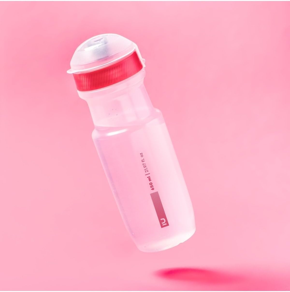 Spor Matara - 650 Ml - Pembe (Koyu fuşya/Neon mercan)