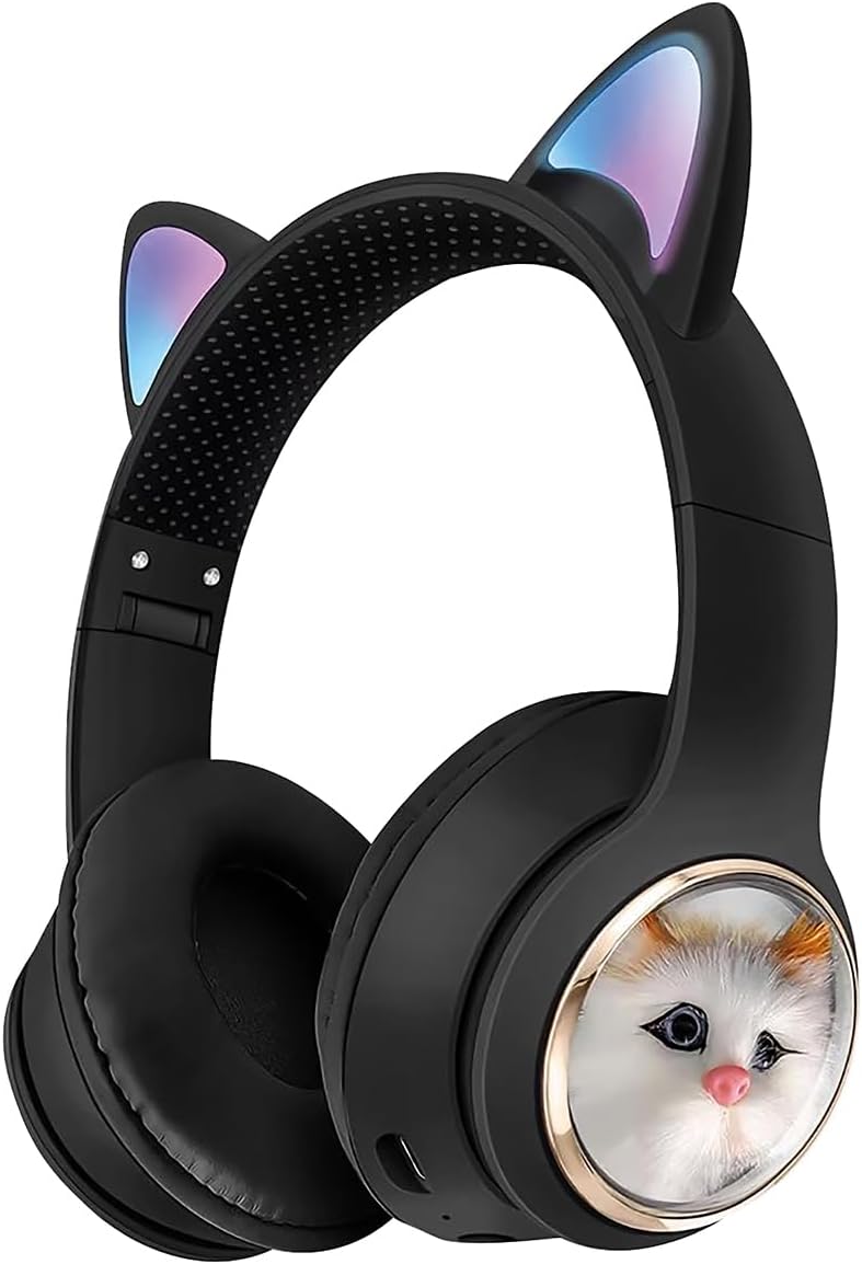 Wireless 5.3 Stereo Kedili Kulak Üstü Bluetooth Kulaklık Siyah BLT-45