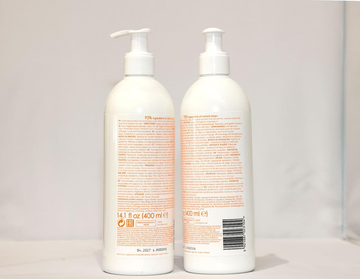 Portakal Yağlı Vücut Losyonu 400 Ml