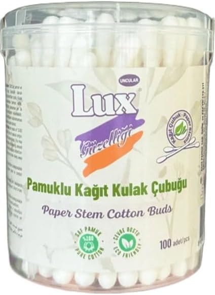 lu Kağıt Kulak Çubuğu (100 Adet)