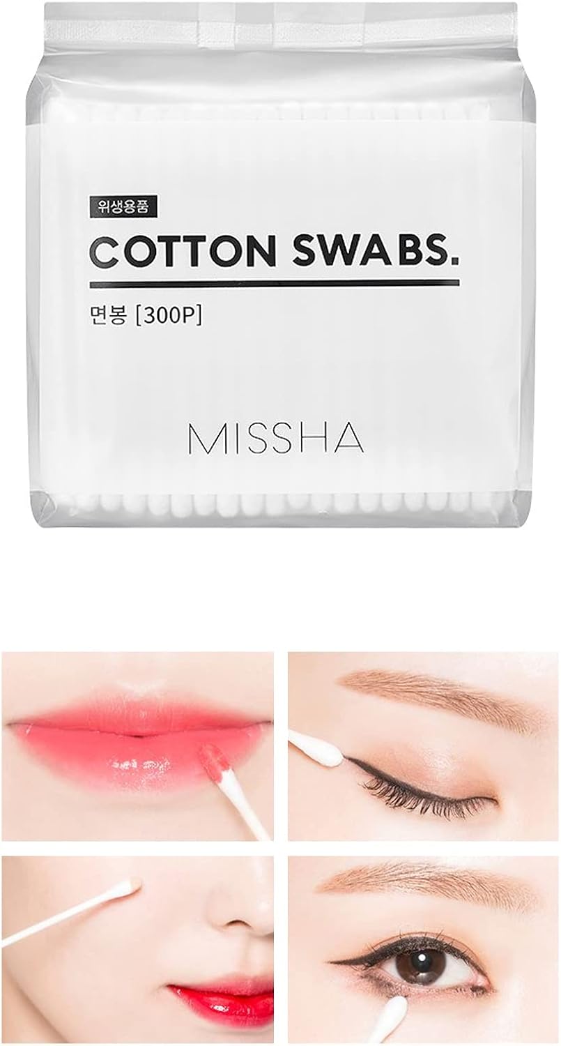 Çift Taraflı Makyaj Pamuğu Cotton Swabs (300Adet)