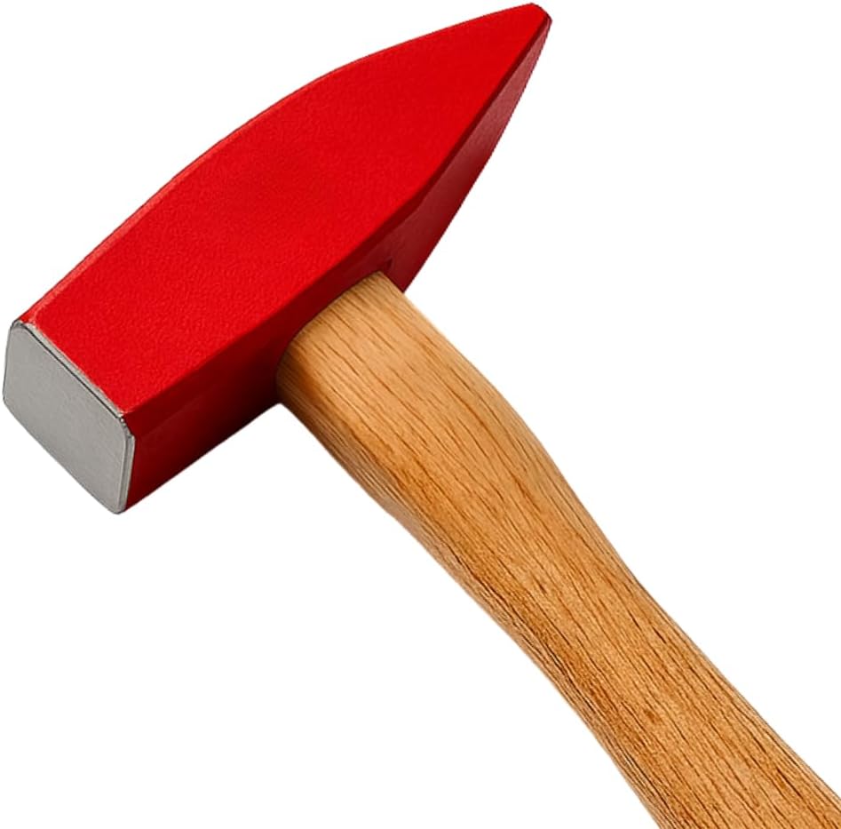 140-200-300-500 Gram Profesyonel Ahşap Saplı Çift Taraf Çekiç Çelik Baş Ergonomik Çivi Çakma Ince Işçilik Dayanıklı (500 GR)