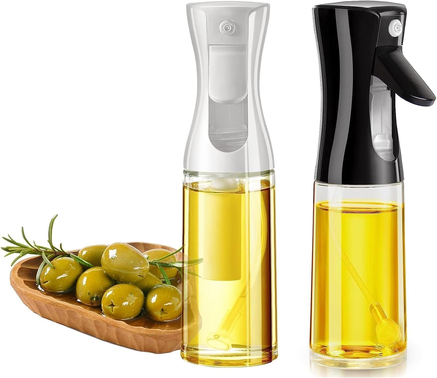 Cam Sprey Yağdanlık 220 ml – Mutfak İçin Yağ Spreyi Şişesi, Zeytinyağı Sirke Sosluk, Salata, Izgara, Airfryer ve Yemek Pişirme İçin Yağ Püskürtücü
