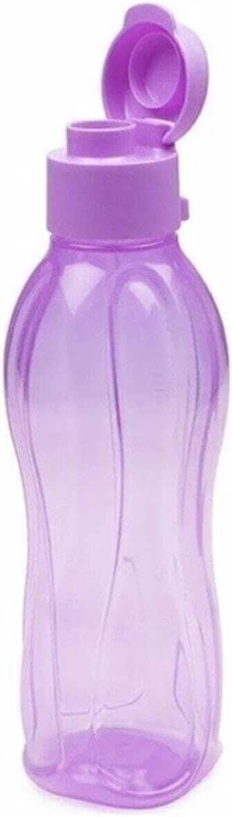 Eco Şişe 750 ml - Mor Kolay Açılır Kapaklı Su Şişesi, SLKMTR007