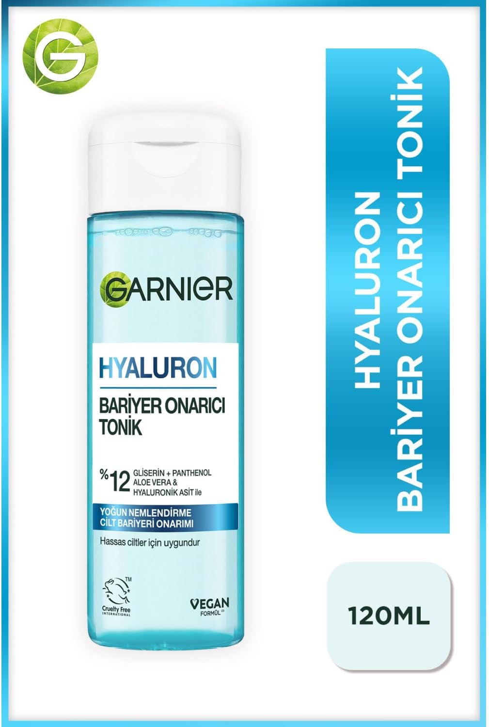 Hyaluron Bariyer Onarıcı Tonik 120ML (Gliserin, Panthenol, Aloe Vera & Hyaluronik)