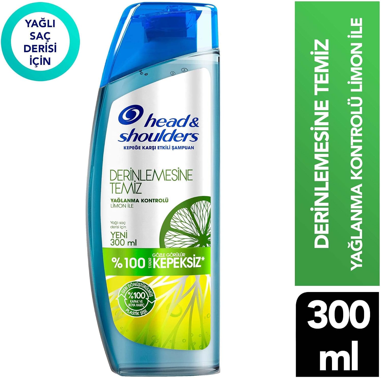 Derinlemesine Temizlik Şampuan Yağlanma Kontrolü Limon 300 ml