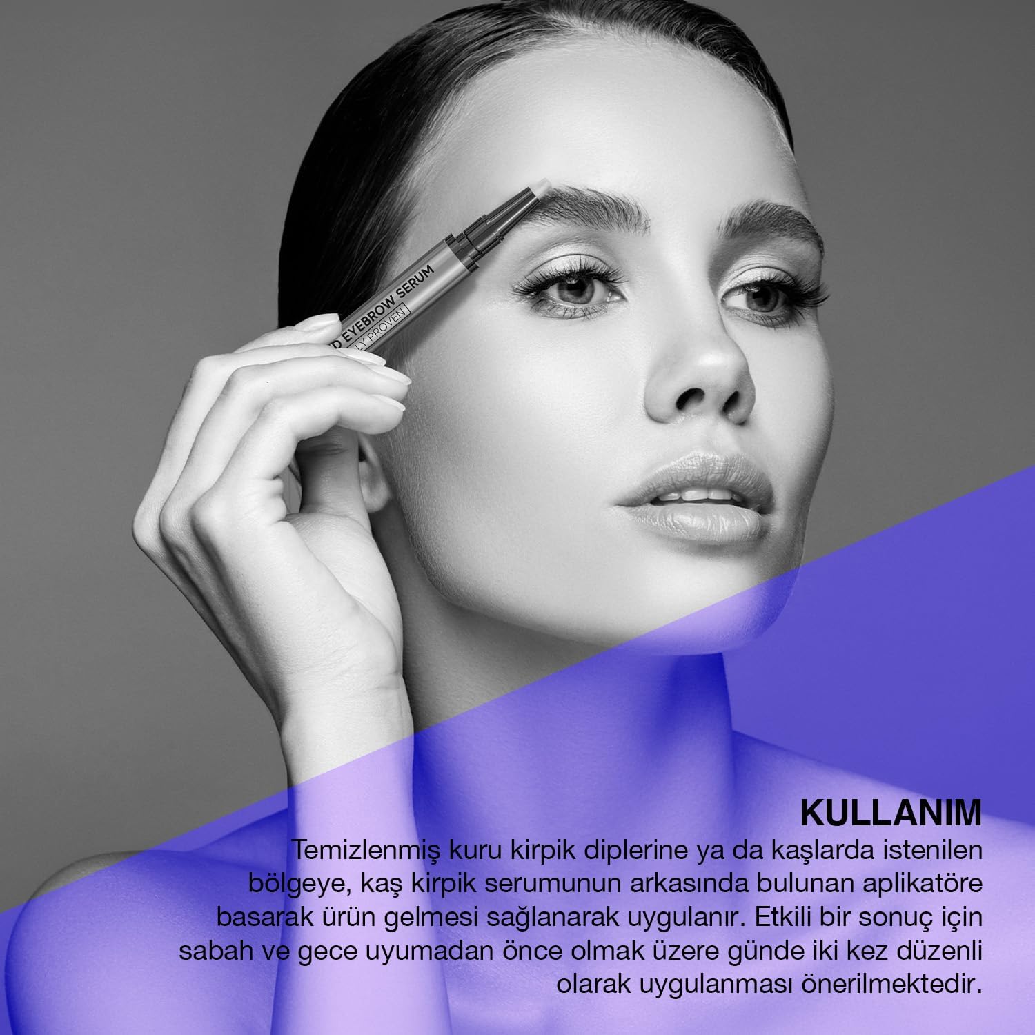 Kaş ve Kirpik Serumu – BioComplex B11, Hyaluronik Asit, Hint Yağı ve Peptit İçerikli – Gürleştirici ve Uzatıcı Etki – 10 ml