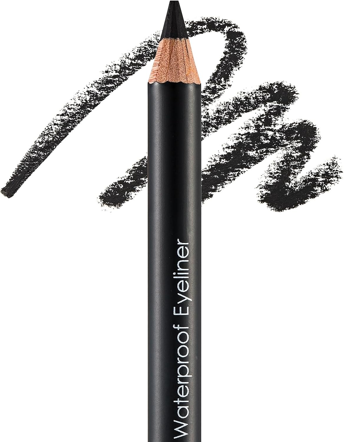 Mat Bitişli Suya Dayanıklı Göz Kalemi (SİYAH) - Waterproof Eyeliner - 101 Black Ice - 8690604109012