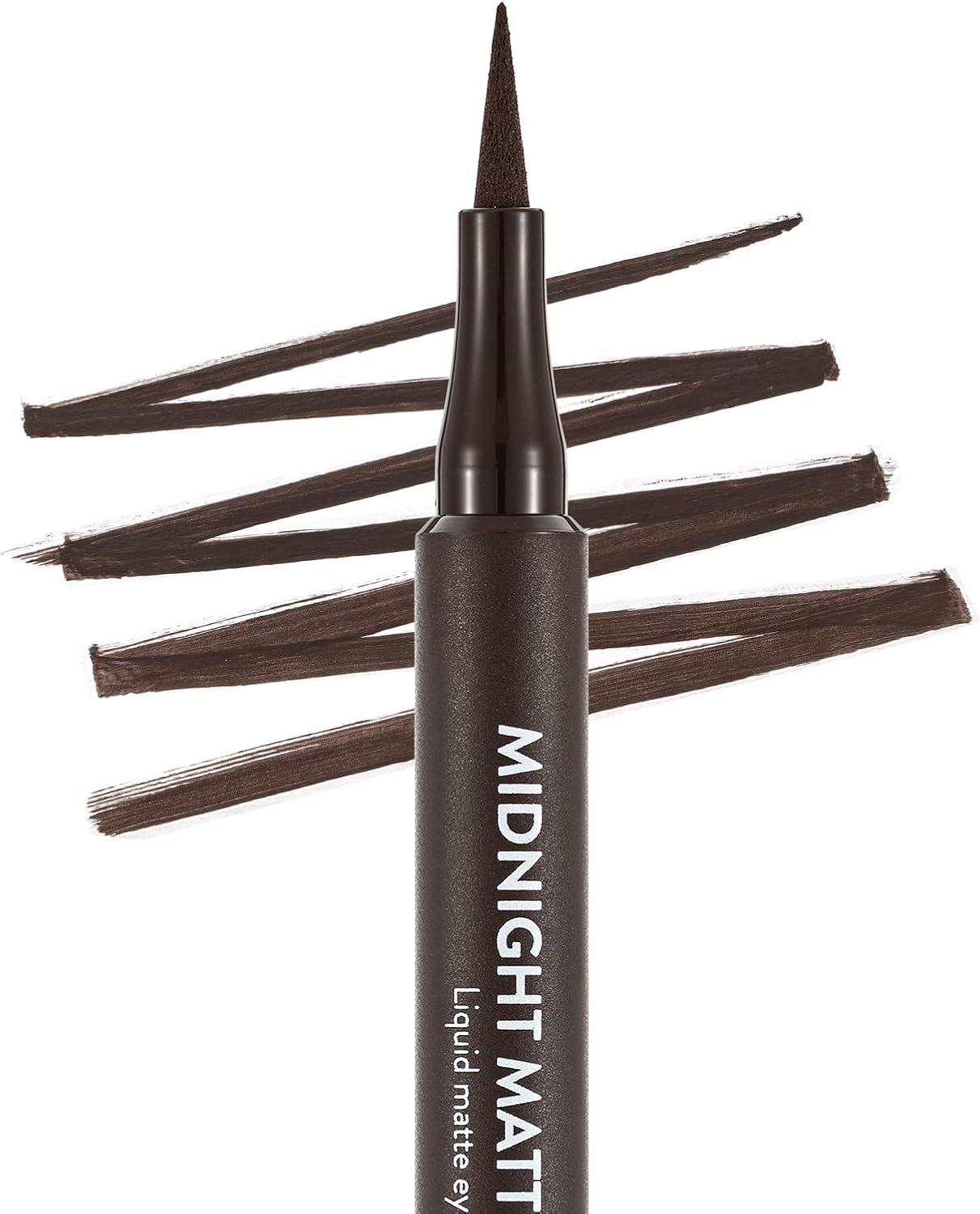 Mat Likit Kalem Eyeliner (KAHVE) - Midnight Matte Eyeliner - 002 Brown - 8690604641659